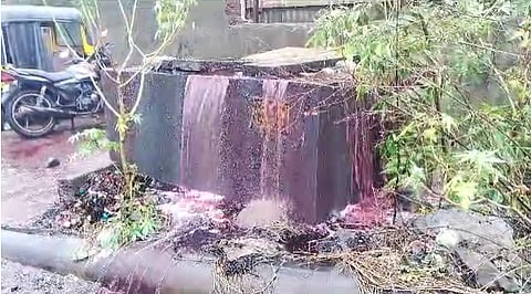 Dombivli MIDC chemical mixed sewage water on road health of citizens danger mumbai