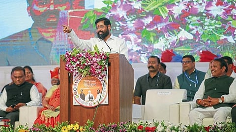 eknath shinde on ad row an advertisement by over enthusiastic party worker will not weaken shiv sena bjp alliance politics