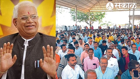 Devotees who came for Gurumauli Annasaheb's blessings and darshan