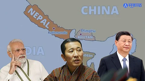 India-Bhutan-China border dispute war pm modi Lotay Tshering Xi Jinping politics