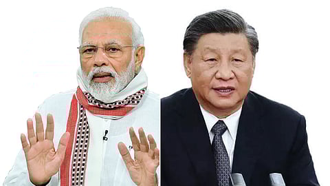 Narendra modi and Shi Jinping