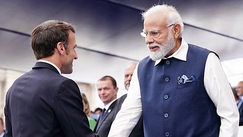 Emmanuel Macron_PM Modi