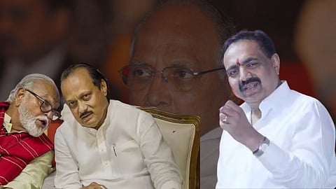 Jayant Patil sharad pawar, Chhagan Bhujbal ajit pawar