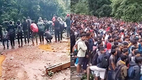 Dudhsagar Waterfall Railway Police Tourists