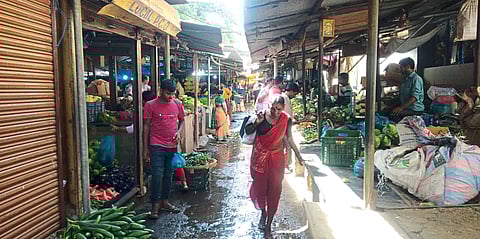 खोपोली भाजी मंडईचे गणित बिघडले