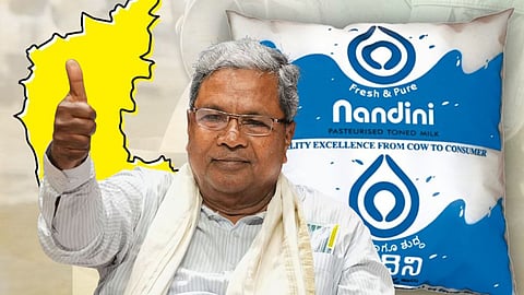 Nandini Milk CM Siddaramaiah