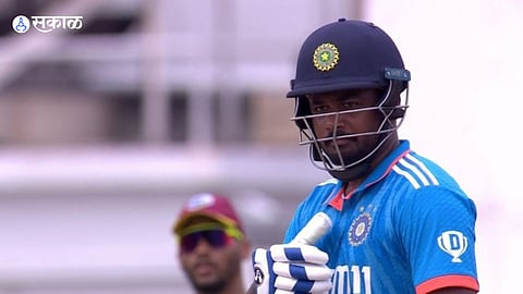 sanju samson wi vs ind 2nd odi