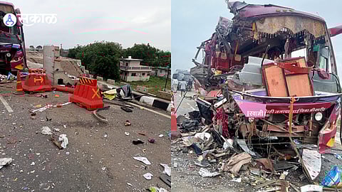 Buldhana Bus Accident : बुलढाण्यात दोन खासगी बसेसची समोरासमोर धडक; सहा जणांचा मृत्यू, २५ जण जखमी