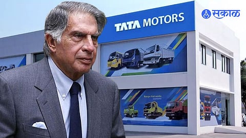 tata motors share price market cap rs 3 lakh crore tata group 3rd company
