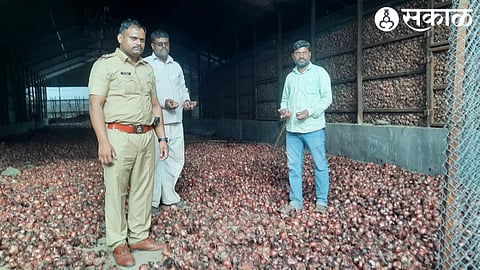 Police with victim