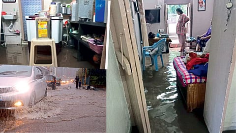 weather chhatrapati sambhaji nagar rain update Water into apartment and houses rainy season