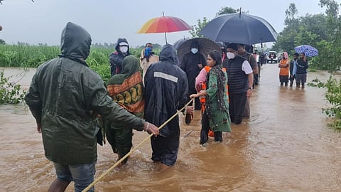 Heavy rain in Kolhapur