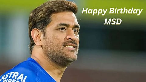 MS Dhoni Birthday