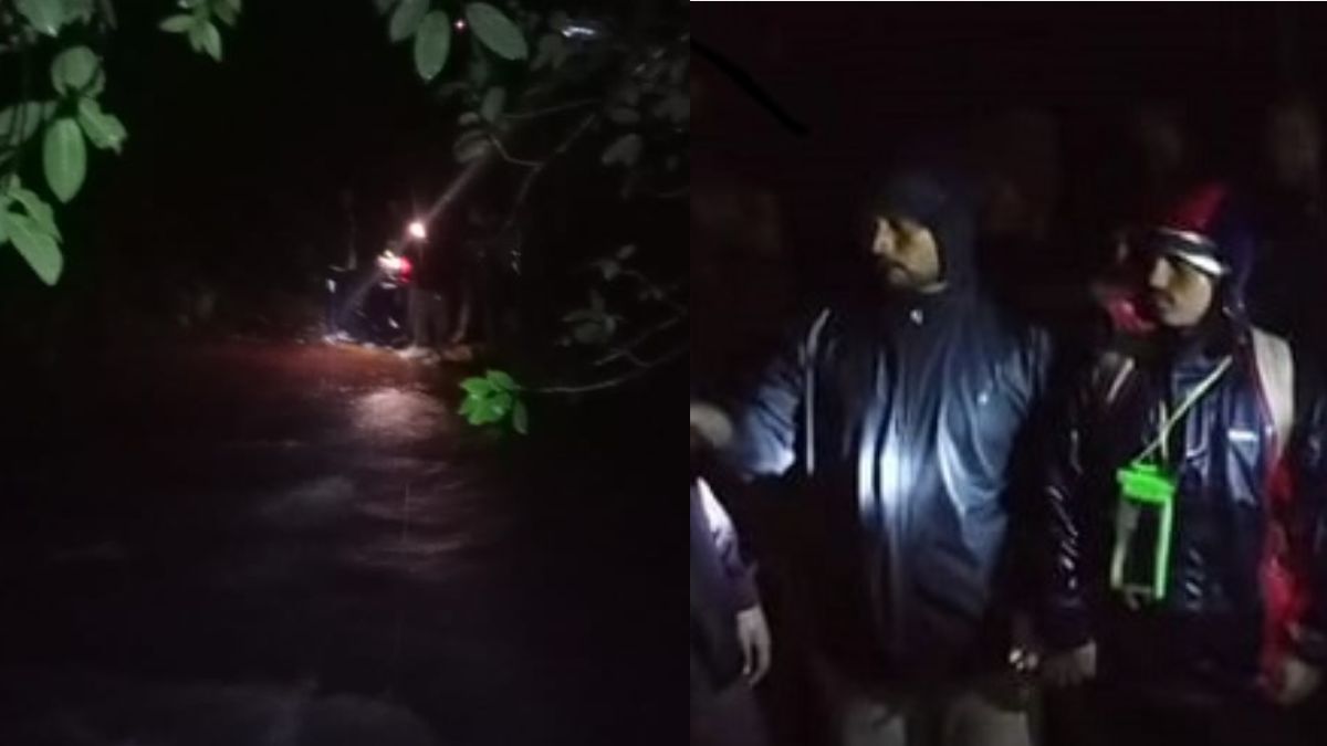 Kolhapur rain update Tourists Rangana fort