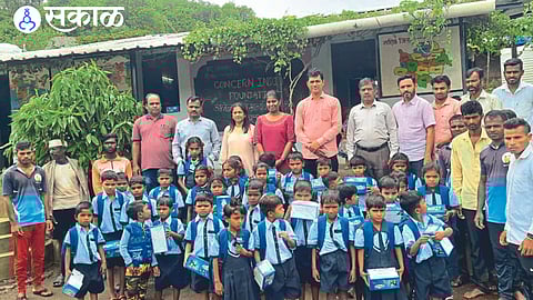 June Wanewadi School has now become one of best equipped schools in taluka nashik (Photos : Vijay Pagare, Igatpuri)