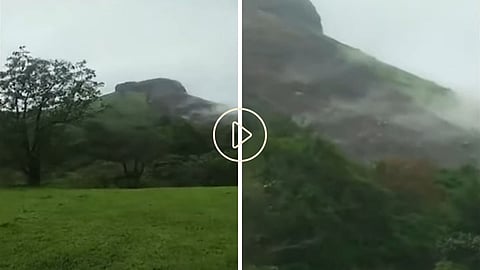 Kavnai Fort Video: इर्शाळवाडीनंतर इगतपुरीतील कावनई किल्ल्याचा भाग धसला! जीवितहानी नाही