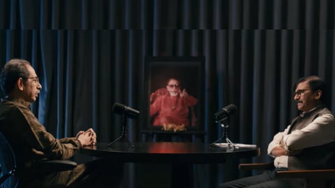 Uddhav Thackeray interview teasers relese UBT new Podcast sanjay raut maharashtra politics