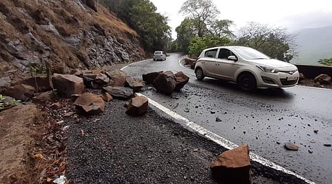 Danoli-Bavalat Road in Amboli Ghat