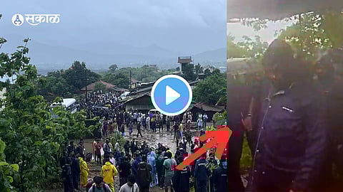 Irshalwadi Landslide CM Eknath Shinde Video