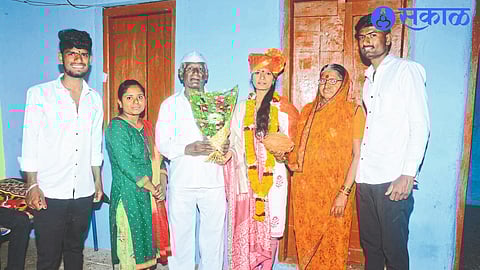 Sonali Sonawane with her family