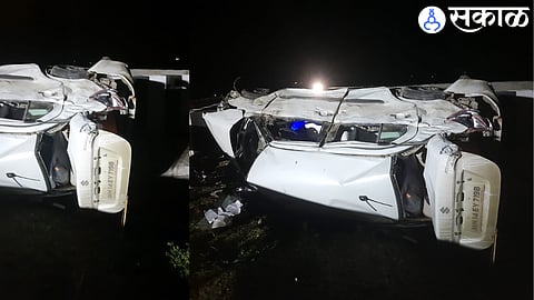 Swift car accident on Samruddhi highway nashik accident news