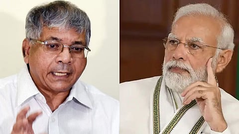 Prakash Ambedkar and Narendra Modi