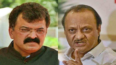 Ajit Pawar and Jitendra Awhad