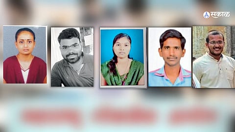 mpsc five students become ministry clerk at time akot education