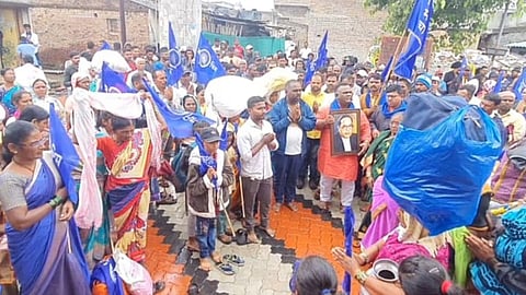 Babasaheb Ambedkar Arch Dispute