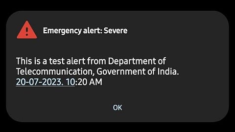 Government Emergency Alert Notification