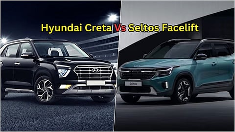 Kia Seltos Facelift vs Hyundai Creta
