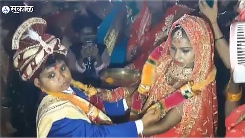 Small height Bride and Groom Marriage in bihar