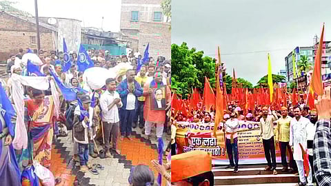 Bedag Babasaheb Ambedkar Arch Dispute