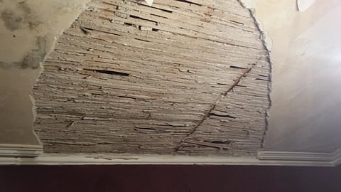 plaster ceiling collapse