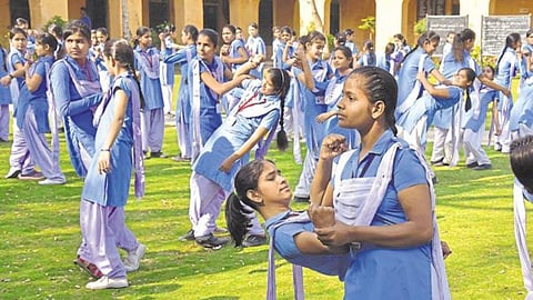 School and college Girls