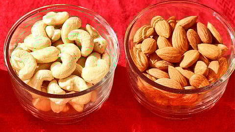 cashew and almond