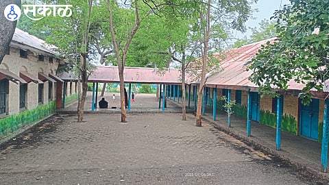 Zilla Parishad school number one and two in the same premises.