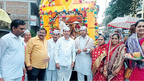 Gajanan Maharaj Dindi : गजानन महाराजांची पायदळ दिंडी शेगावला रवाना