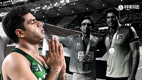 Arshad Nadeem and Neeraj chopra