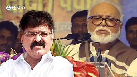 NCP Jitendra Awhad on party workers stopping chhagan bhujbal speech criticizing sharad pawar in beed sabha politics news