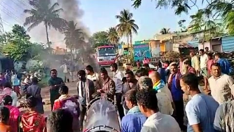 Truck Accident at Ramnagar