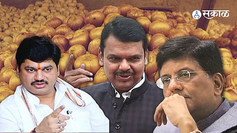 dhananjay munde and piyush goyal on central govt buy onion from farmers devendra fadnavis tweet rak94