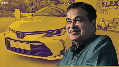 Nitin Gadkari Toyota Camry