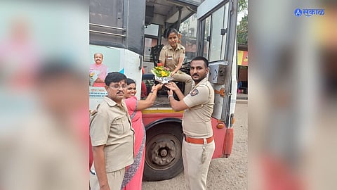 sangli seema sachin lohar first st women driver msrtc