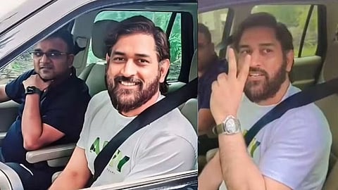 Dhoni Asking Directions From Strangers On Way to Ranchi