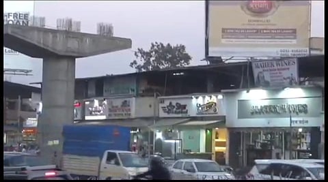 Changes in traffic Shilphata route girder will set Desai Khadi bridge mumbai