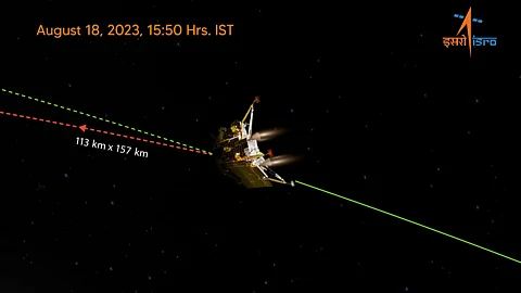 Chandrayaan-3 Landing Update second and final deboosting operation reduced the LM orbit to 25 km into 134 km