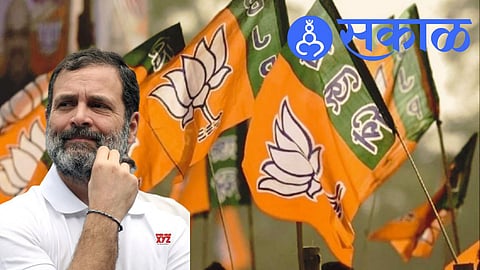 मुंबईमध्ये दाखल होताचं 'राहुल गांधी वापस जाओ'च्या घोषणा, भाजपचे कार्यकर्ते 'या' कारणामुळे आक्रमक