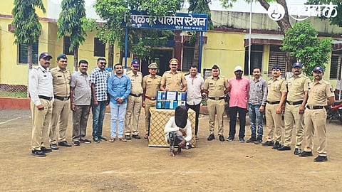 Assistant Police Inspector Sachin Salunkhe and police personnel etc.