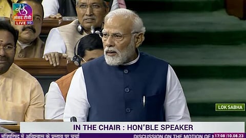 Modi on No Confidence Motion: विरोधक झाले टार्गेट अन् शेअर मार्केटवाल्यांना मिळाला PM मोदींचा मंत्र